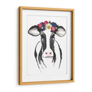 Black White Cow - Designs by Andrea | Cuadro decorativo de Canvas Lab
