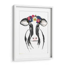 Black White Cow - Designs by Andrea | Cuadro decorativo de Canvas Lab