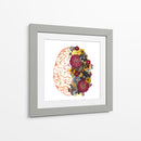 Brain in Color - Designs by Andrea | Cuadro decorativo de Canvas Lab