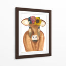Brown Cow - Designs by Andrea | Cuadro decorativo de Canvas Lab