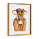 Brown Cow - Designs by Andrea | Cuadro decorativo de Canvas Lab