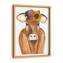 Brown Cow - Designs by Andrea | Cuadro decorativo de Canvas Lab