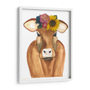 Brown Cow - Designs by Andrea | Cuadro decorativo de Canvas Lab