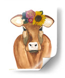 Brown Cow - Designs by Andrea | Cuadro decorativo de Canvas Lab