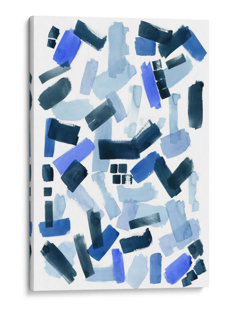 Cerulean Strokes I - Grace Popp | Cuadro decorativo de Canvas Lab