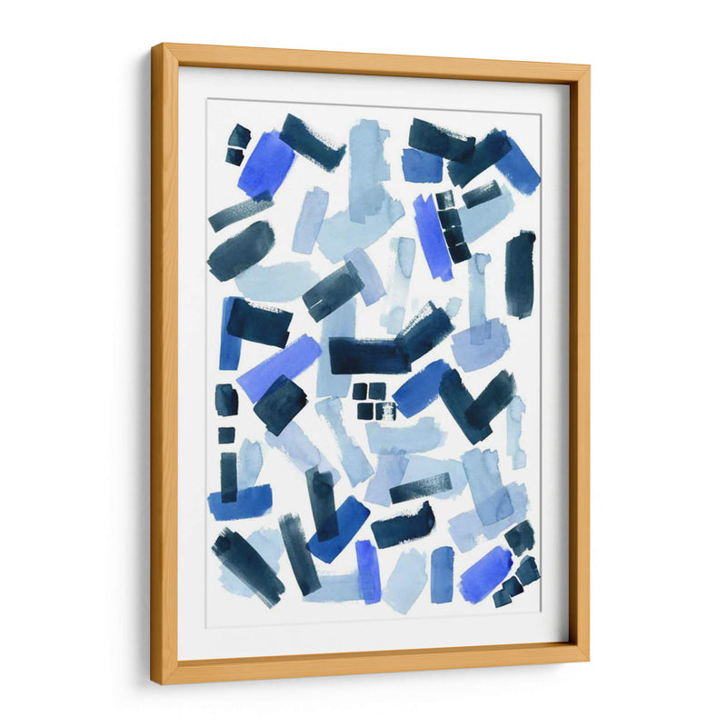 Cerulean Strokes I - Grace Popp | Cuadro decorativo de Canvas Lab