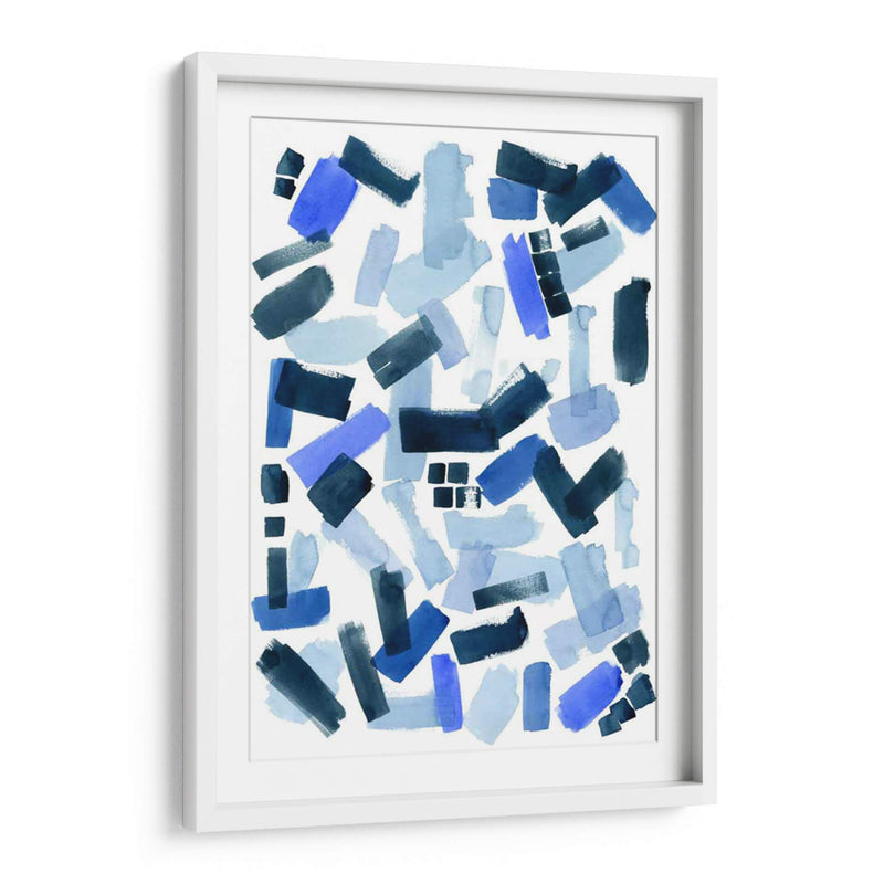 Cerulean Strokes I - Grace Popp | Cuadro decorativo de Canvas Lab