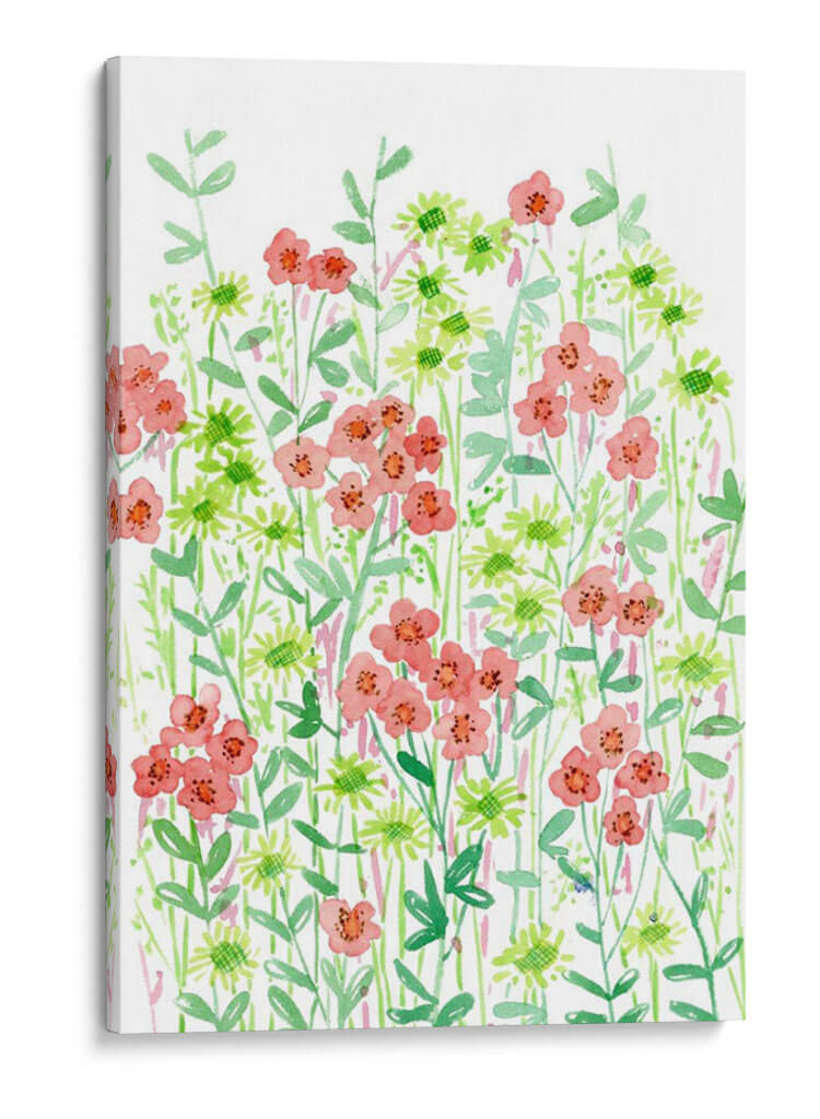 Flores De Pared Ii - Melissa Wang | Cuadro decorativo de Canvas Lab