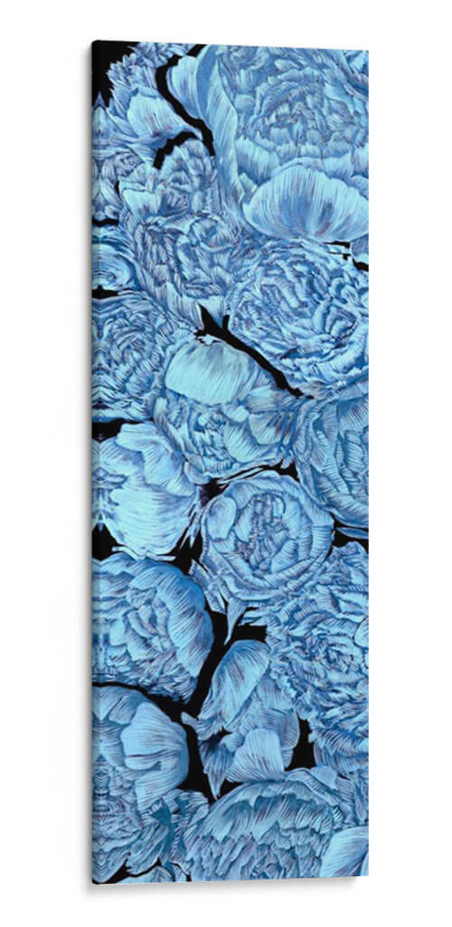 Peonies Azules I - Melissa Wang | Cuadro decorativo de Canvas Lab