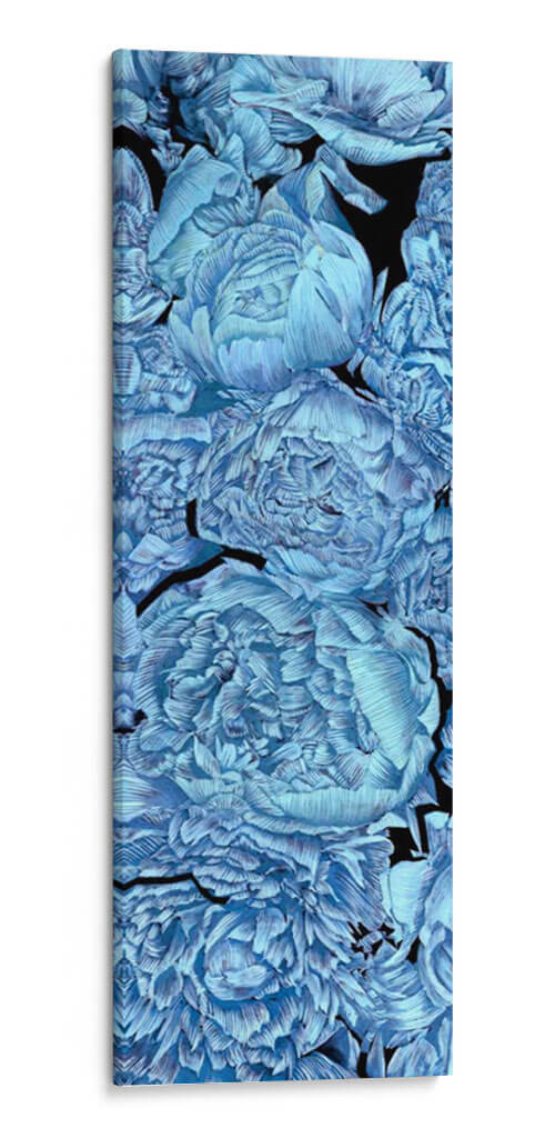Peonies Azules Ii - Melissa Wang | Cuadro decorativo de Canvas Lab