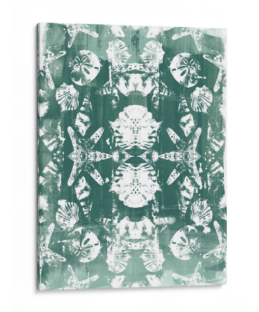 Kaleidoscopio Verde Marino Ii - June Erica Vess | Cuadro decorativo de Canvas Lab