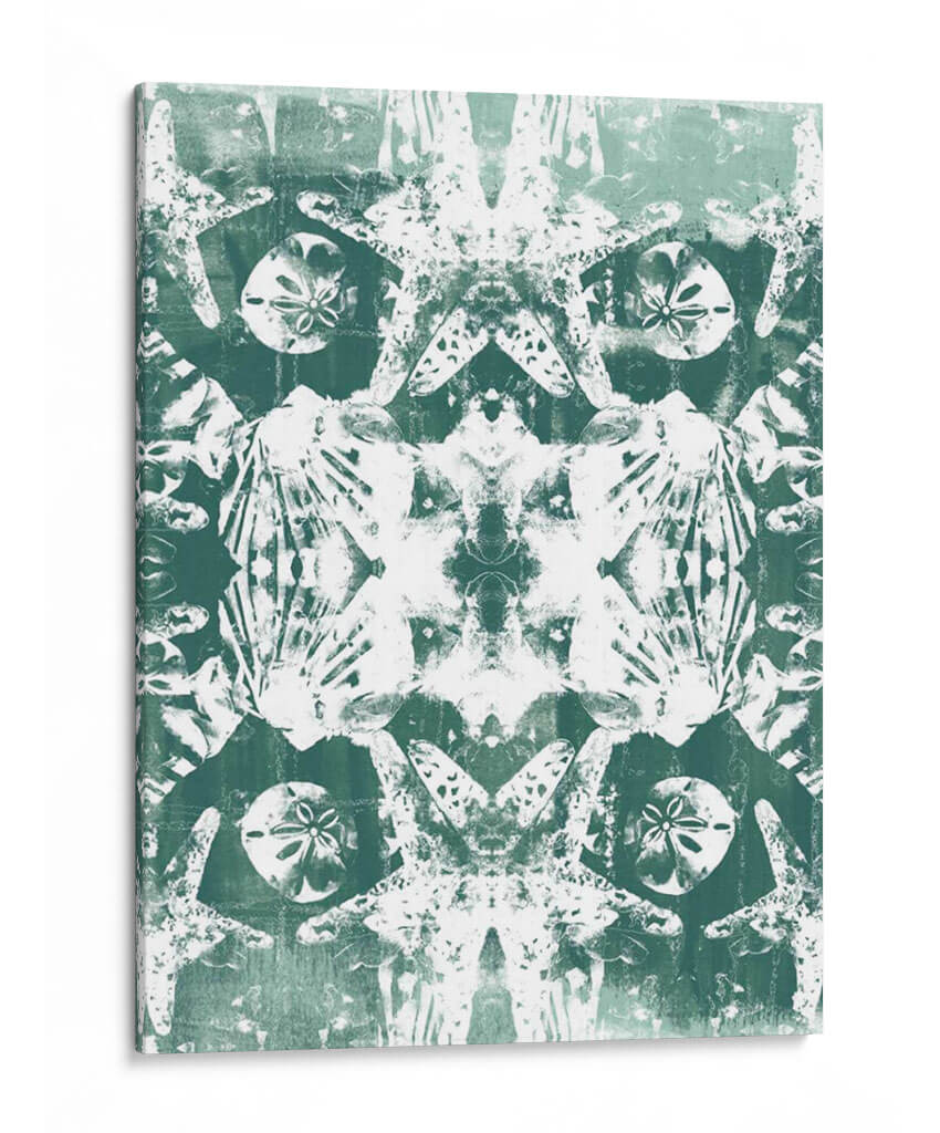 Kaleidoscopio Verde Marino Iii - June Erica Vess | Cuadro decorativo de Canvas Lab