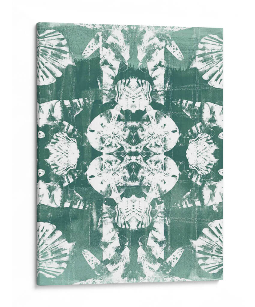 Kaleidoscopio Verde Marino Iv - June Erica Vess | Cuadro decorativo de Canvas Lab