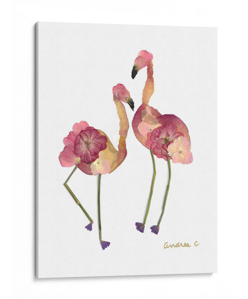 Flamingos - Designs by Andrea | Cuadro decorativo de Canvas Lab