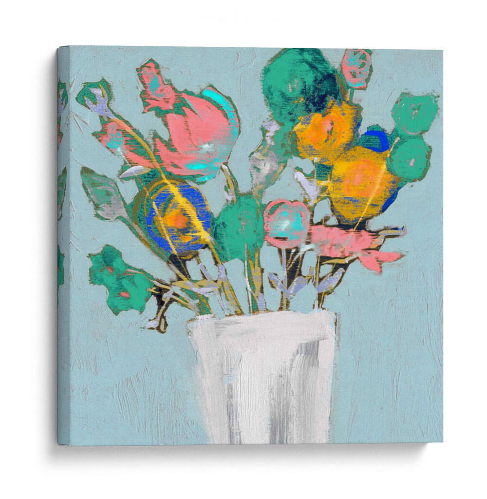 Bouquet Divertido I - Jennifer Goldberger | Cuadro decorativo de Canvas Lab
