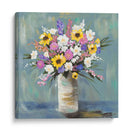 Bouquet Mezclado Pastel I - Jade Reynolds | Cuadro decorativo de Canvas Lab