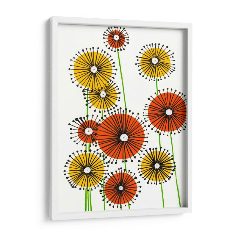 Ruedas De Flores I - Regina Moore | Cuadro decorativo de Canvas Lab