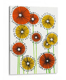 Ruedas De Flores Ii - Regina Moore | Cuadro decorativo de Canvas Lab