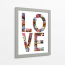 Love - Designs by Andrea | Cuadro decorativo de Canvas Lab