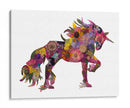 Unicorn Silhouette - Designs by Andrea | Cuadro decorativo de Canvas Lab