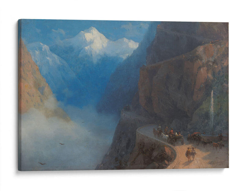 De Mleta a Gudauri - Iván Aivazovsky | Cuadro decorativo de Canvas Lab
