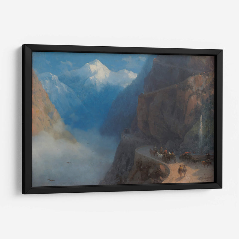 De Mleta a Gudauri - Iván Aivazovsky | Cuadro decorativo de Canvas Lab