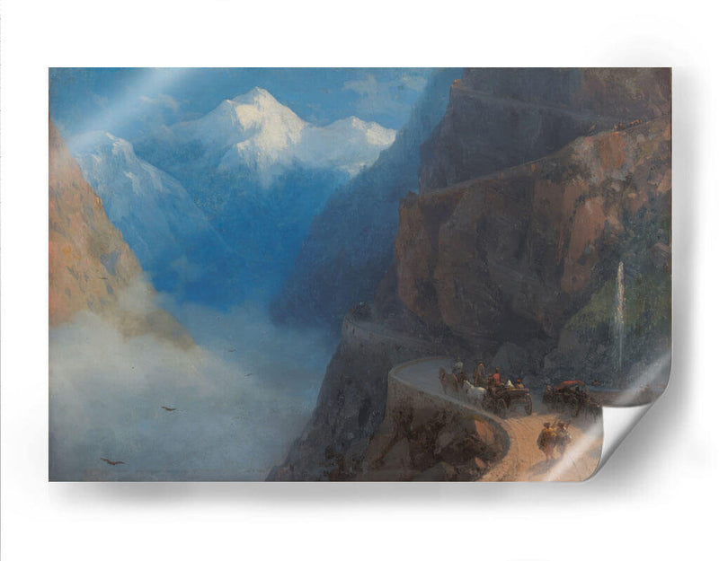 De Mleta a Gudauri - Iván Aivazovsky | Cuadro decorativo de Canvas Lab