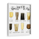 Información De Cerveza Gráfica - Grace Popp | Cuadro decorativo de Canvas Lab