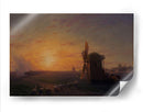 Estepa al atardecer - Iván Aivazovsky | Cuadro decorativo de Canvas Lab