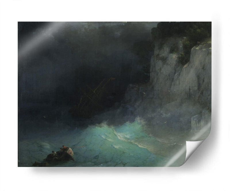 Nave en tormenta - Iván Aivazovsky | Cuadro decorativo de Canvas Lab