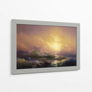 Novena ola - Iván Aivazovsky | Cuadro decorativo de Canvas Lab