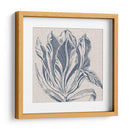 Indigo Floral En Lino I - Vision Studio | Cuadro decorativo de Canvas Lab