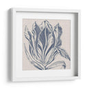 Indigo Floral En Lino I - Vision Studio | Cuadro decorativo de Canvas Lab