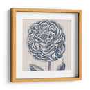 Indigo Floral En Lino V - Vision Studio | Cuadro decorativo de Canvas Lab