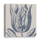 Indigo Floral En Lino Vi - Vision Studio | Cuadro decorativo de Canvas Lab
