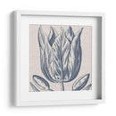 Indigo Floral En Lino Vi - Vision Studio | Cuadro decorativo de Canvas Lab