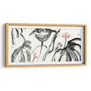 Estudio De Loto Con Coral I - Nan Rae | Cuadro decorativo de Canvas Lab