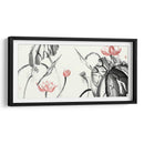 Estudio De Loto Con Coral Ii - Nan Rae | Cuadro decorativo de Canvas Lab