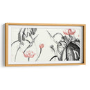 Estudio De Loto Con Coral Ii - Nan Rae | Cuadro decorativo de Canvas Lab