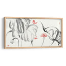 Estudio De Loto Con Coral Iii - Nan Rae | Cuadro decorativo de Canvas Lab