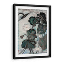 Estudio De Loto Con Verde Azul I - Nan Rae | Cuadro decorativo de Canvas Lab