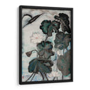 Estudio De Loto Con Verde Azul I - Nan Rae | Cuadro decorativo de Canvas Lab