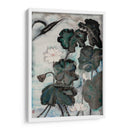 Estudio De Loto Con Verde Azul I - Nan Rae | Cuadro decorativo de Canvas Lab