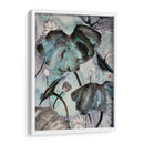 Estudio De Loto Con Azul Verde Ii. - Nan Rae | Cuadro decorativo de Canvas Lab