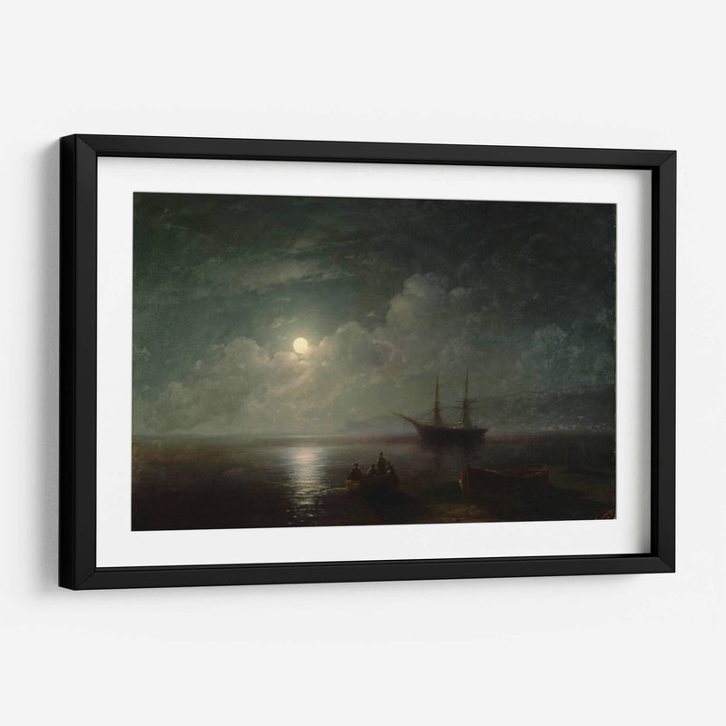 Paisaje marino con luna llena - Iván Aivazovsky | Cuadro decorativo de Canvas Lab