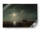 Paisaje marino con luna llena - Iván Aivazovsky | Cuadro decorativo de Canvas Lab