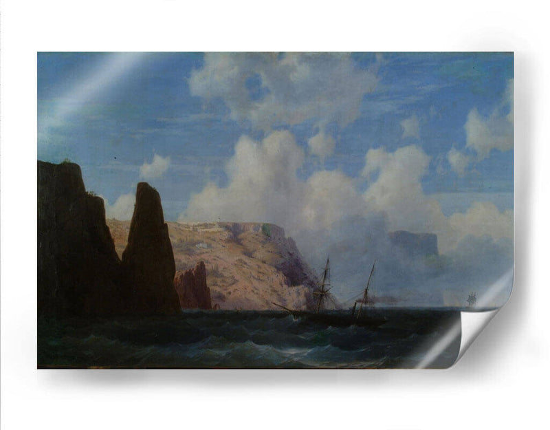 Precipicios rocosos - Iván Aivazovsky | Cuadro decorativo de Canvas Lab