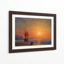Puesta de sol en el mar - Iván Aivazovsky | Cuadro decorativo de Canvas Lab
