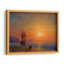 Puesta de sol en el mar - Iván Aivazovsky | Cuadro decorativo de Canvas Lab