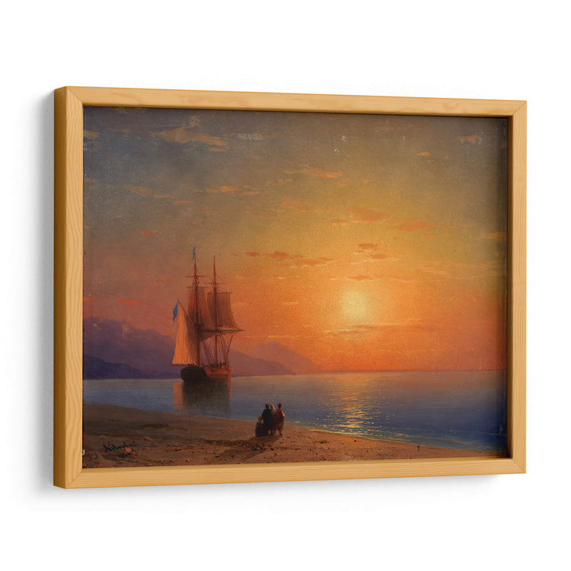 Puesta de sol en el mar - Iván Aivazovsky | Cuadro decorativo de Canvas Lab
